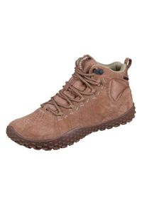 Buty do chodzenia damskie Merrell Wrapt Mid. Kolor: brązowy. Materiał: skóra. Szerokość cholewki: normalna. Sport: turystyka piesza