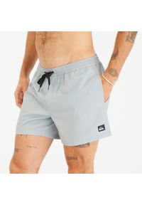 Spodenki surfingowe męskie Quiksilver Volley Volley Flex krótkie 15". Kolor: szary. Materiał: poliester, elastan. Długość: krótkie