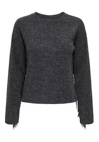 only - ONLY Sweter Jake 15355819 Szary Regular Fit. Kolor: szary. Materiał: syntetyk #7