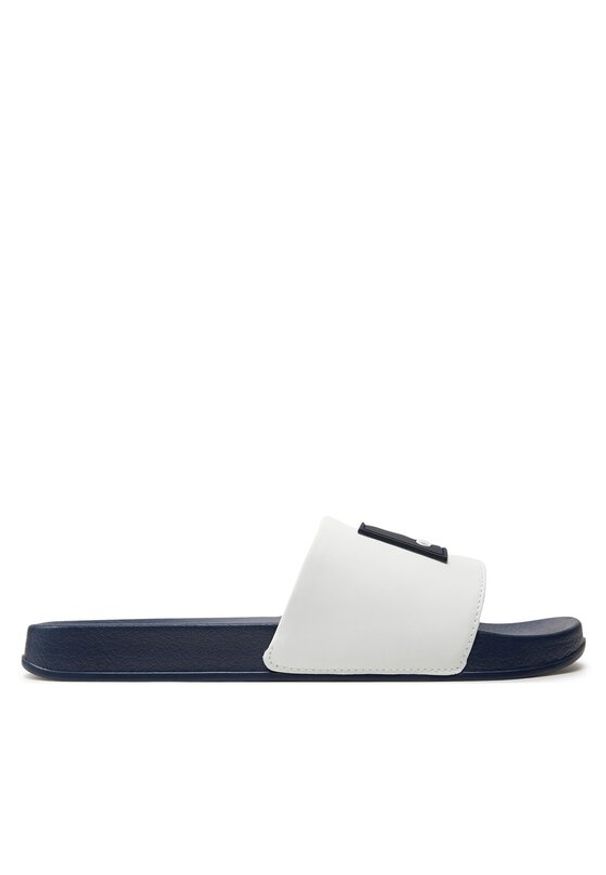 Champion Klapki Arubo Slide S22051-CHA-WW011 Biały. Kolor: biały. Materiał: skóra