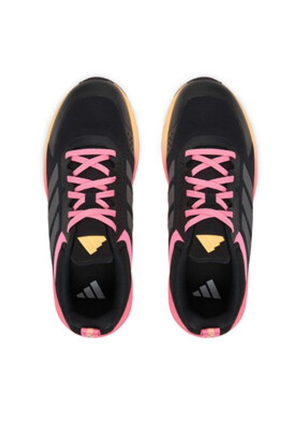 Adidas - adidas Sneakersy Fortarun 4.0 J JR9804 Czarny. Kolor: czarny. Materiał: materiał