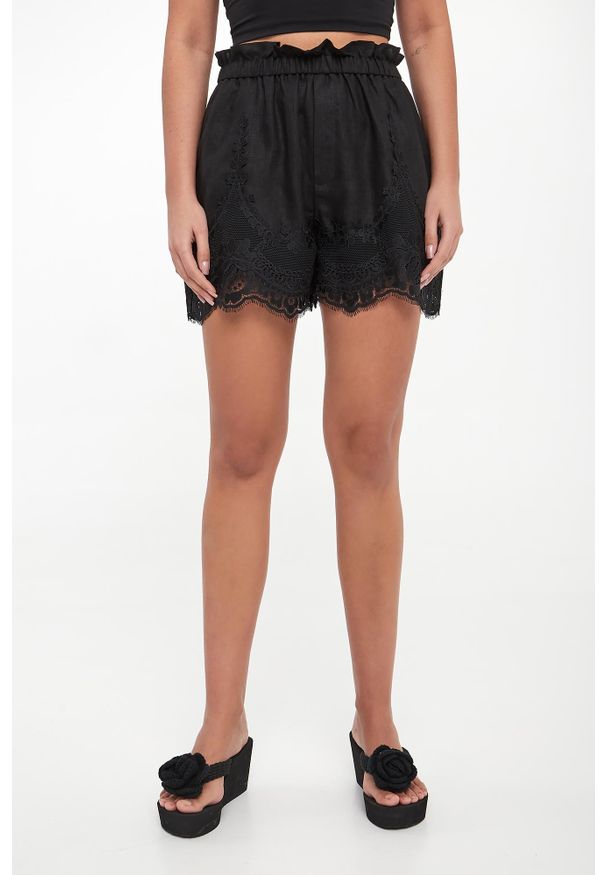 Twinset Milano - Szorty damskie lniane TWINSET. Materiał: len