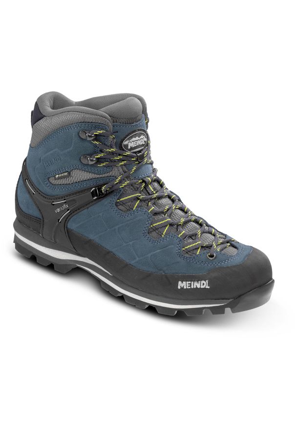 MEINDL - Buty trekkingowe męskie Meindl Litepeak z membraną Gore-Tex. Kolor: szary, wielokolorowy, niebieski. Materiał: skóra. Technologia: Gore-Tex