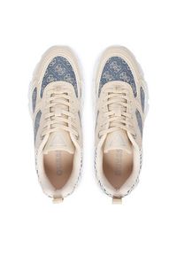 Guess Sneakersy FLTIDY ELE12 Beżowy. Kolor: beżowy. Materiał: skóra #6