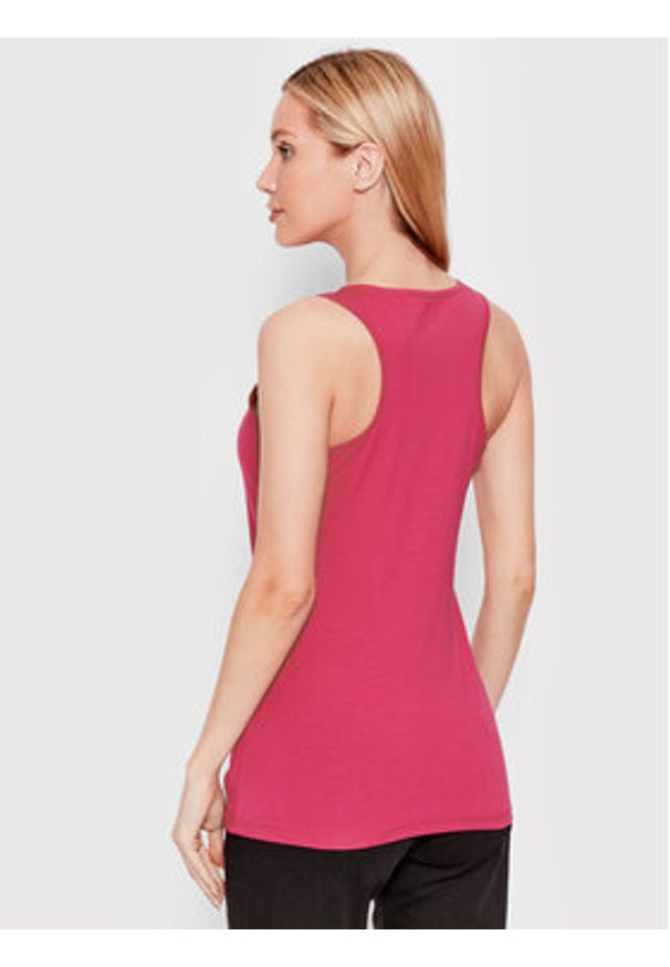 Liu Jo Sport Top TA2082 J5003 Różowy Regular Fit. Kolor: różowy. Materiał: bawełna. Styl: sportowy