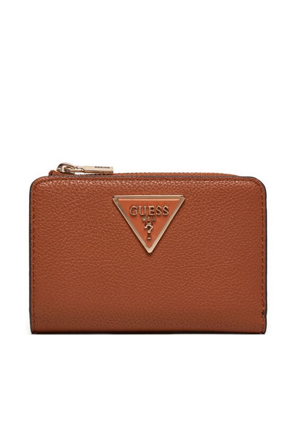 Guess Mały Portfel Damski Laurel (BG) Wallets SWBG85 00560 Brązowy. Kolor: brązowy. Materiał: skóra