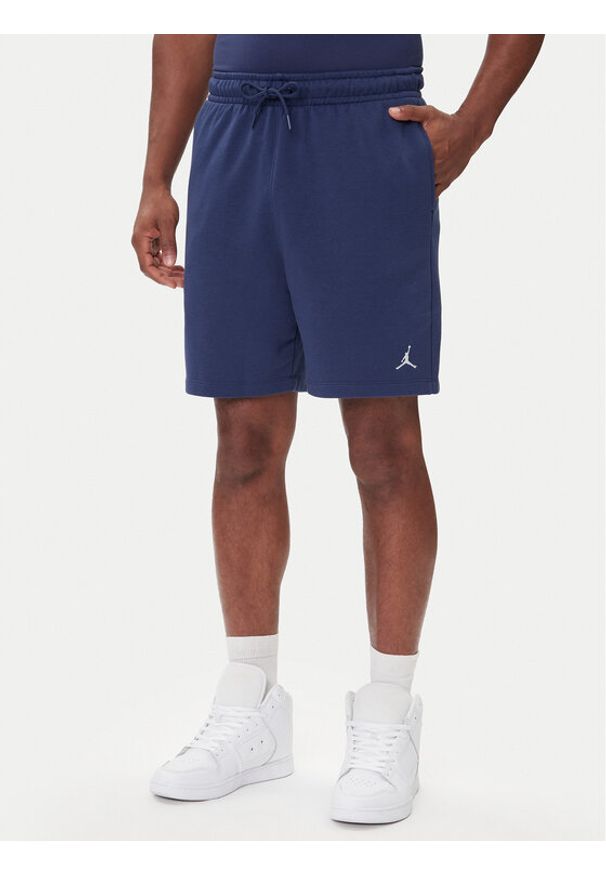 Nike Szorty sportowe FV7287 410 Granatowy Regular Fit. Kolor: niebieski. Materiał: bawełna. Styl: sportowy