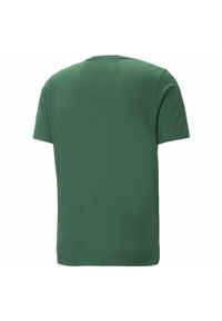 Koszulka fitness męska Puma ESS+ 2 Col Logo Tee. Kolor: zielony. Sport: fitness