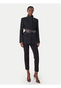 Patrizia Pepe Spodnie materiałowe 8P0823/A715-K103 Czarny Regular Fit. Kolor: czarny. Materiał: wiskoza #5