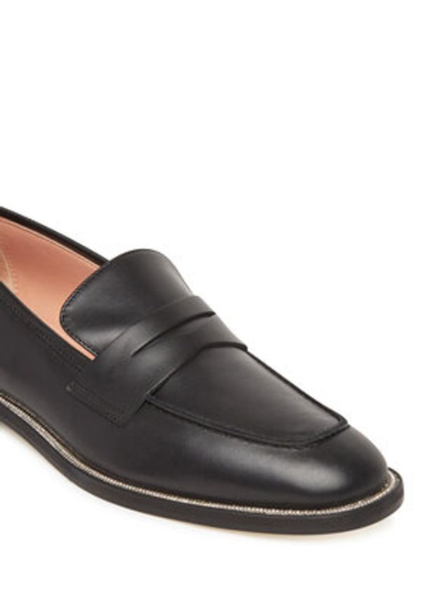 Pollini Lordsy SA10312C1MTCS000 Czarny. Kolor: czarny. Materiał: skóra