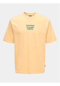 Only & Sons T-Shirt Kenny 22028736 Różowy Relaxed Fit. Kolor: różowy. Materiał: bawełna