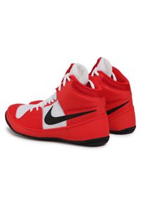 Nike Buty bokserskie Fury A02416 601 Czerwony. Kolor: czerwony. Materiał: materiał