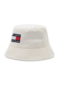 Tommy Jeans Kapelusz Denim Bucket AM0AM09584 Beżowy. Kolor: beżowy. Materiał: materiał