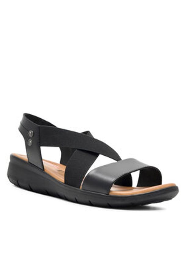 Go Soft Sandały WI16-INES-04 Czarny. Kolor: czarny. Materiał: skóra