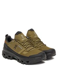 On Trekkingi Cloudrock Low Wp 3MF10251473 Khaki. Kolor: brązowy. Materiał: materiał. Sport: turystyka piesza #3