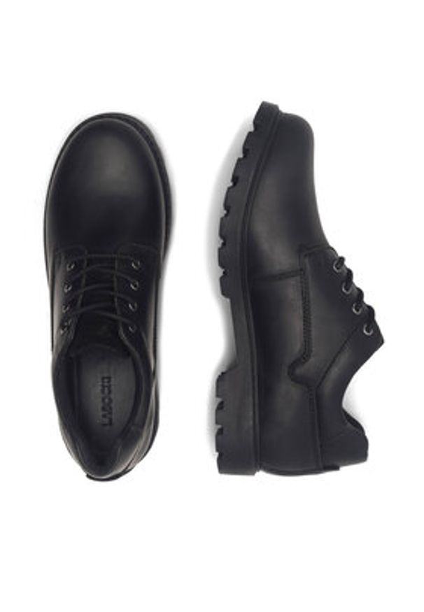 Lasocki Półbuty MANITOU-01 MI25 Czarny. Kolor: czarny. Materiał: skóra