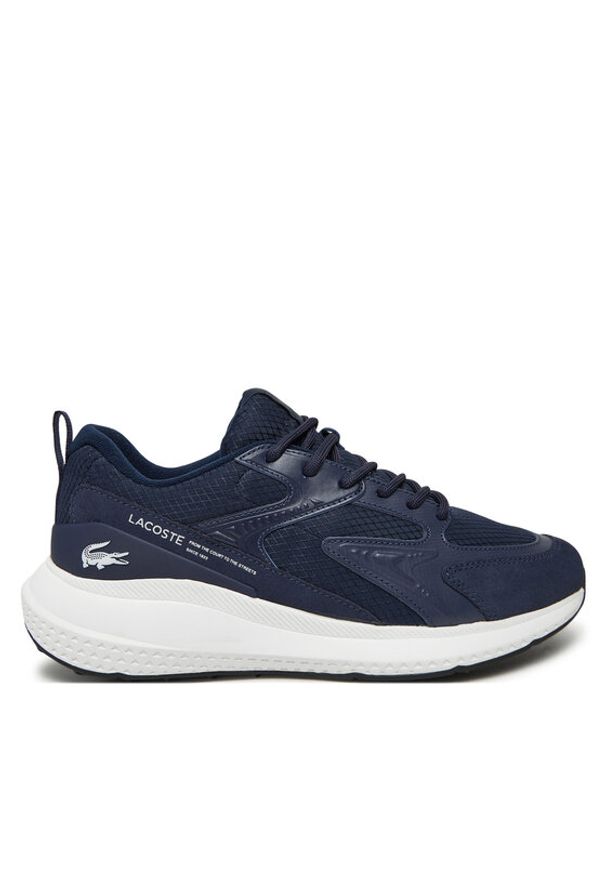 Lacoste Sneakersy L003 Evo 7-48SMA0052 Granatowy. Kolor: niebieski. Materiał: materiał