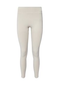 Reebok Legginsy RK25311CCW Beżowy Slim Fit. Kolor: beżowy. Materiał: syntetyk