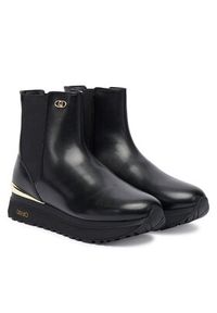 Liu Jo Sztyblety Maxi Wonder 95 BF5001 PX241 Czarny. Kolor: czarny. Materiał: skóra #5