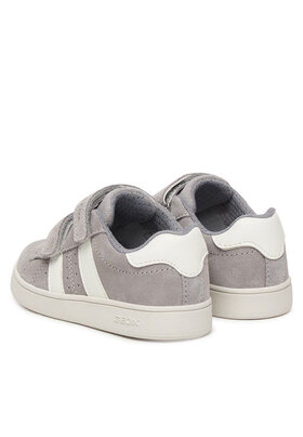 Geox Sneakersy J Eclyper Boy J65LSC 022BC C0579 M Szary. Kolor: szary. Materiał: zamsz, skóra