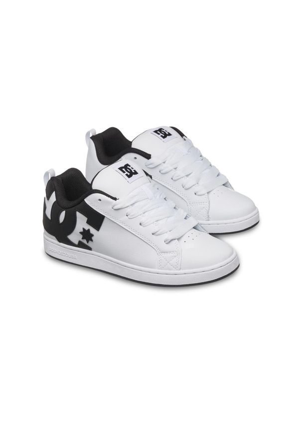 DC Shoes - Skórzane buty dla Kobiety COURT GRAFFIK Zielony. Kolor: zielony. Materiał: poliester, skóra, syntetyk, materiał. Szerokość cholewki: normalna