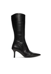 Patrizia Pepe Kozaki 8Y0131 L166 Czarny. Kolor: czarny. Materiał: skóra #1