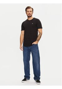 Jack & Jones - Jack&Jones T-Shirt Brody 12190468 Czarny Regular Fit. Kolor: czarny. Materiał: bawełna