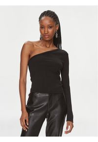 Calvin Klein Bluzka K20K206063 Czarny Slim Fit. Kolor: czarny. Materiał: syntetyk