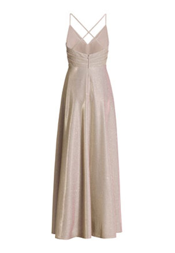 Hey Kyla Sukienka wieczorowa 5AK044HK Złoty Regular Fit. Kolor: złoty. Materiał: syntetyk. Styl: wizytowy