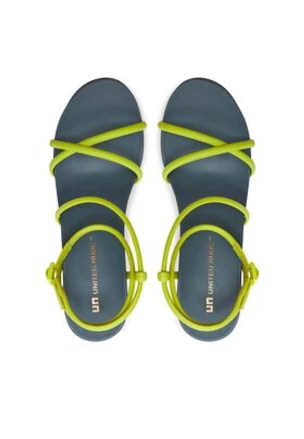 United Nude Sandały Eamz Lee 1082680716 Zielony. Kolor: zielony. Materiał: skóra