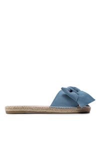 Manebi Espadryle Sandals With Bow M 3.0 J0 Niebieski. Kolor: niebieski. Materiał: zamsz, skóra #1