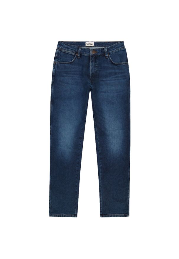 Wrangler - WRANGLER MĘSKIE SPODNIE JEANSOWE GREENSBORO DARK TRAILS 112358221 W15Q008815