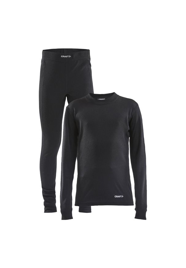 Zestaw dla dzieci Craft Core Dry. Okazja: na uczelnię. Kolor: czarny. Materiał: dresówka. Styl: młodzieżowy