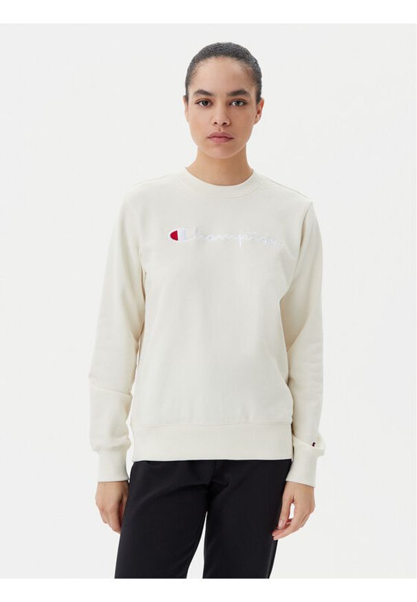 Champion Bluza 117752 Écru Regular Fit. Materiał: bawełna