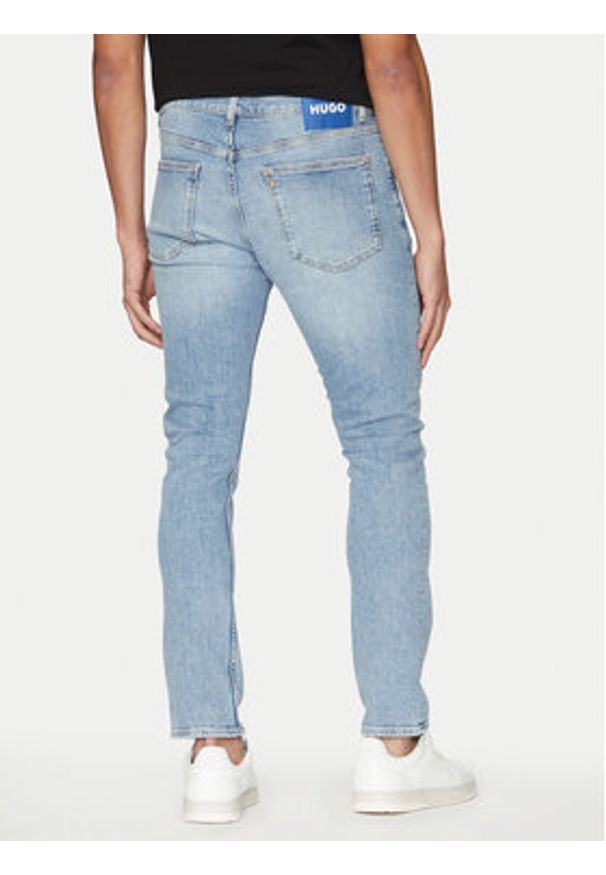 Hugo - HUGO Jeansy Zane 50529117 Niebieski Extra Slim Fit. Kolor: niebieski