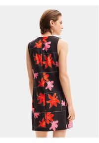 Desigual Sukienka letnia Houston 24SWVW01 Czarny Regular Fit. Kolor: czarny. Materiał: syntetyk. Sezon: lato #3