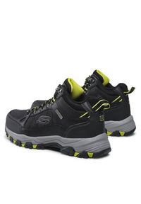 skechers - Skechers Trapery Melano 204477/BLK Czarny. Kolor: czarny. Materiał: skóra #6