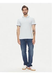 Lindbergh Polo 30-404010 Niebieski Relaxed Fit. Typ kołnierza: polo. Kolor: niebieski. Materiał: bawełna #4