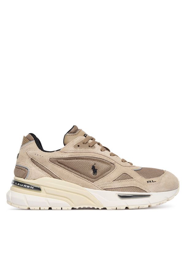 Polo Ralph Lauren Sneakersy Trackster 275 809974012002 Beżowy. Kolor: beżowy. Materiał: zamsz, skóra