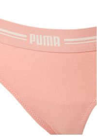 Puma Komplet 2 par stringów 907850 Koralowy. Kolor: pomarańczowy. Materiał: bawełna