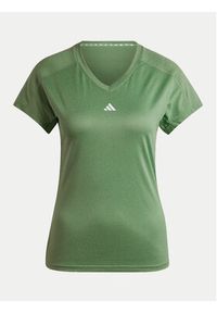 Adidas - adidas Koszulka techniczna Train Essentials IS3964 Zielony Slim Fit. Kolor: zielony. Materiał: syntetyk #3