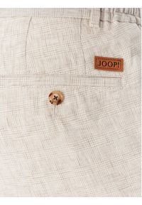 JOOP! Chinosy 17 JT-79Sake12 30045892 Beżowy Slim Fit. Kolor: beżowy. Materiał: len