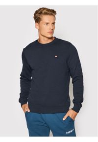 Napapijri Bluza Balis Crew NP0A4FQW Granatowy Regular Fit. Kolor: niebieski. Materiał: bawełna #1