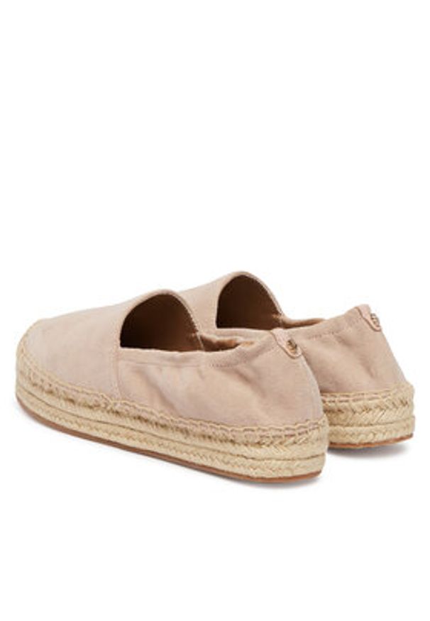 BOSS Espadryle Madeira 50563438 Czerwony. Kolor: czerwony. Materiał: skóra, zamsz