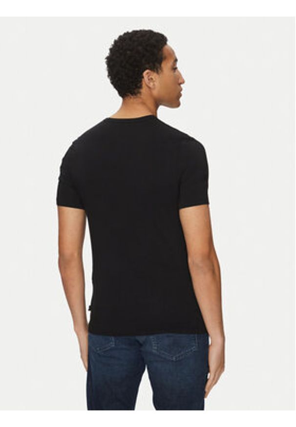 BOSS Komplet 3 t-shirtów 50534019 Czarny Slim Fit. Kolor: czarny. Materiał: wiskoza