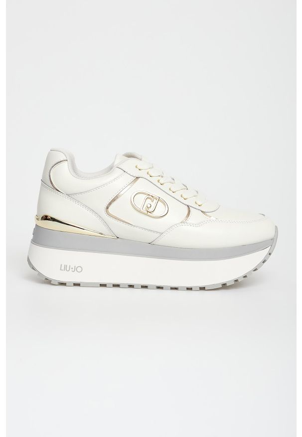 Liu Jo - Sneakersy damskie skórzane LIU JO. Materiał: skóra