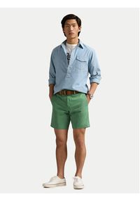 Polo Ralph Lauren Szorty materiałowe 710799213048 Zielony Straight Fit. Kolor: zielony. Materiał: bawełna #5