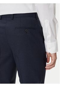 BOSS Garnitur C-Huge 50551777 Granatowy Slim Fit. Kolor: niebieski. Materiał: wełna #6