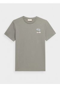 outhorn - T-shirt z nadrukiem męski. Okazja: na co dzień. Materiał: bawełna, jersey. Wzór: nadruk. Styl: casual #1