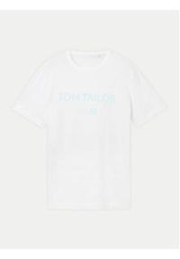 Tom Tailor T-Shirt 1041871 Biały Regular Fit. Kolor: biały. Materiał: bawełna #4